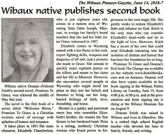 Wibaux Pioneer Gazette Clipping